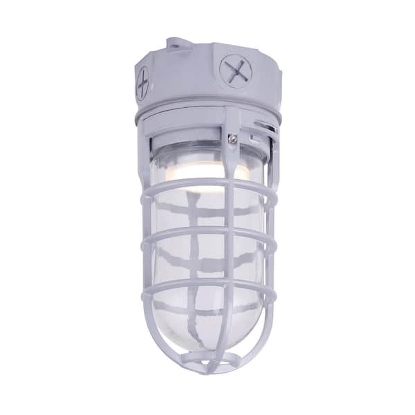 CANARM 1-Light Grey LED Outdoor Flush Mount Light