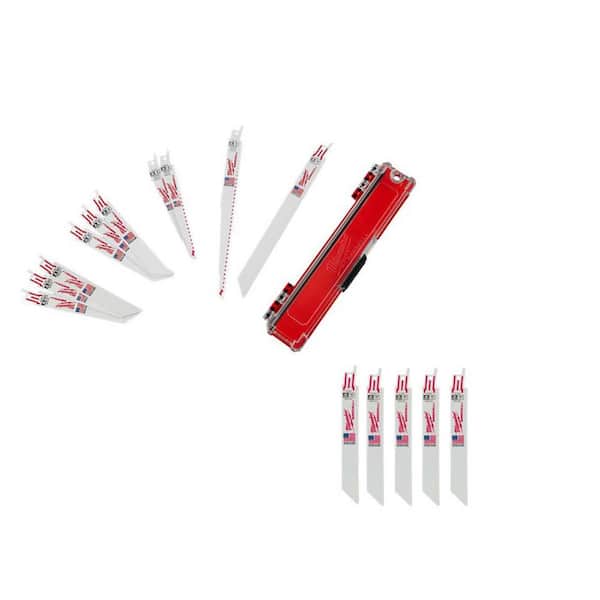 SAWZALL Wood and Metal Cutting Bi-Metal Recip Saw Blade Set (10-Piece) w/ 5 additional Metal Cutting Blades