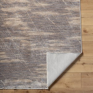 Frank Lloyd Wright Foundation x Livabliss Usonia Gray/Brown Abstract 5 ft. x 8 ft. Indoor Area Rug