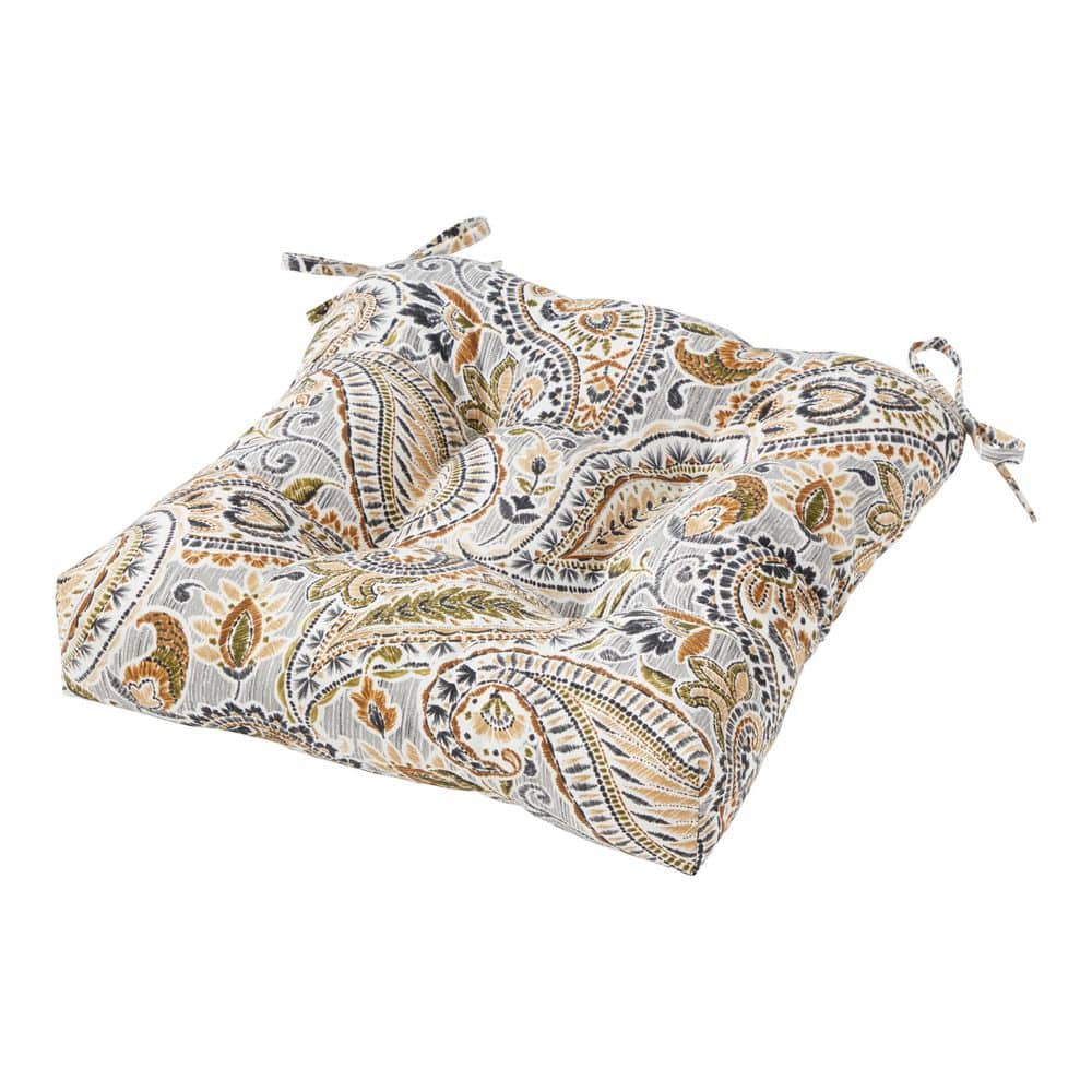 Arctic Paisley Square Tufted Outdoor Seat Cushion price history on PriceWatchPro