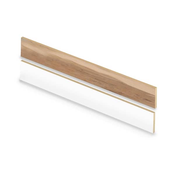 Cap A Tread Lathem Pine 47 in. L x 7.37 in. W. x 0.56 in. T Vinyl Overlay Stair Reversible Riser