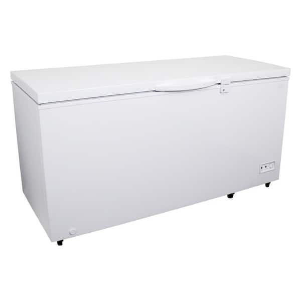 Amana 5.3 Cu. Ft. Compact Freezer with 2 Rollers in White on Fridge.com