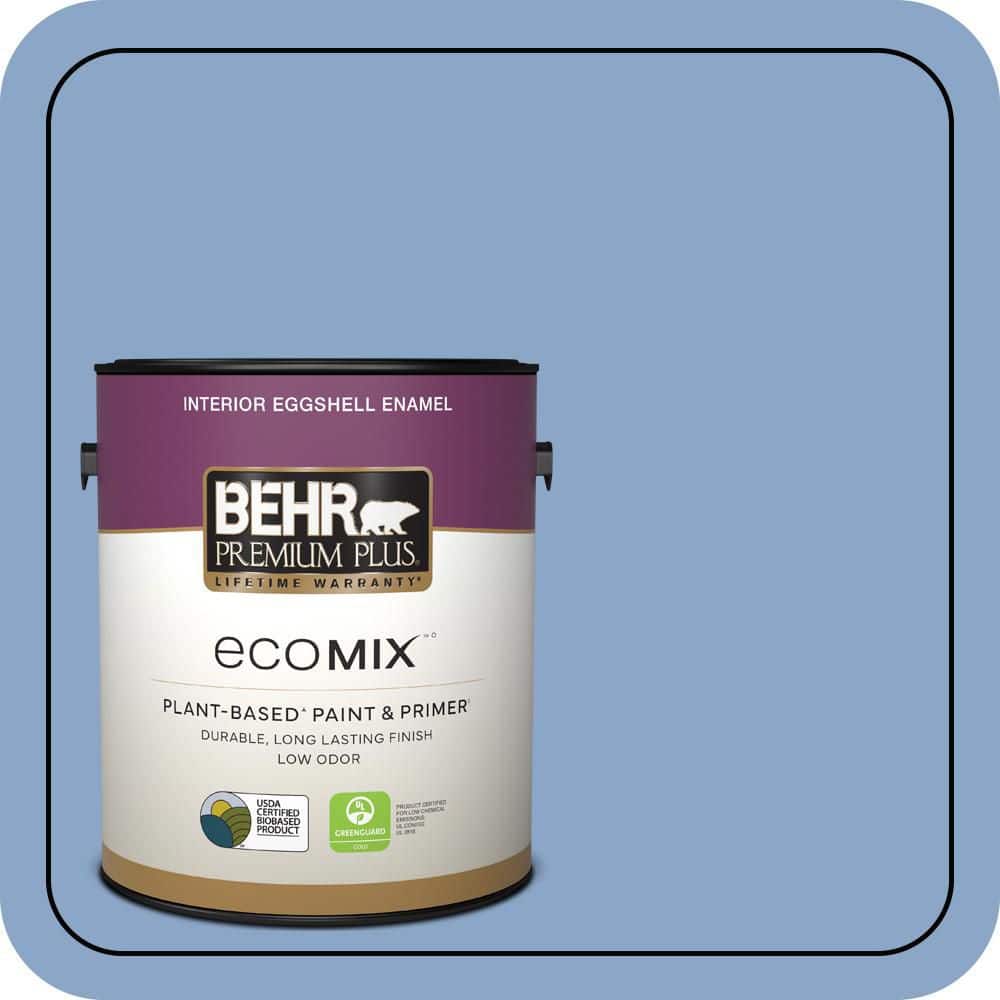 1 gal. #590D-4 Romantic Isle Eggshell Enamel EcoMix Plant-Based Interior Paint & Primer price history on PriceWatchPro