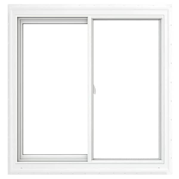 JELD-WEN V-2500 Series 59.5 in. W x 47.5 in. H Left-Handed White