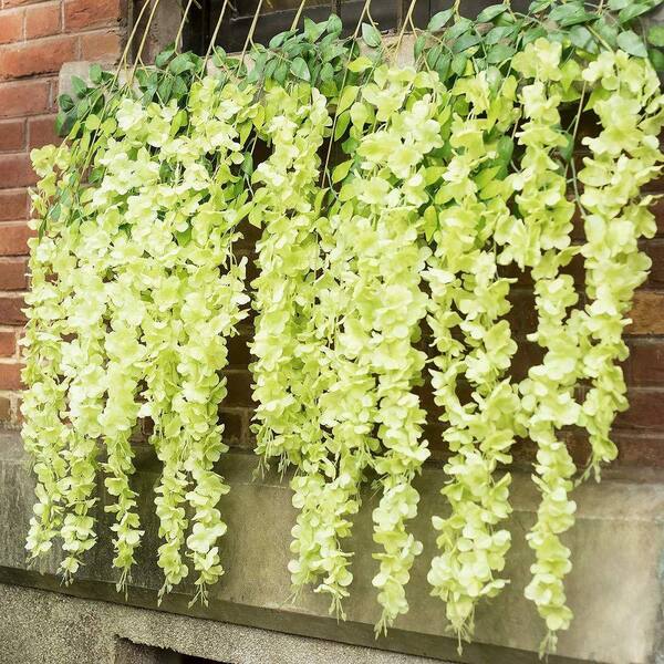 【専用】ワンサイデッドウィンターグリーン　フラワーエッセンス　他 3.7 ft. Green Artificial Other Wisteria Flowering Plants NY12PC3