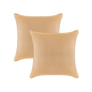 A1HC Hypoallergenic Down Alternative Filled 20 in. x 20 in. Throw Pillow Insert (Set of 2)