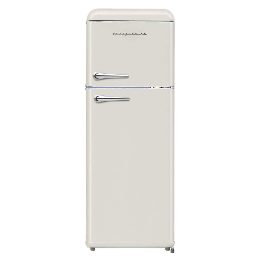 Frigidaire 7.5 cu. ft. Mini Fridge in Cream with Rounded Corners and ...