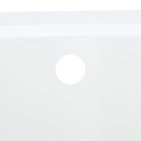 Delta - Classic 400 Curve 60 in. x 30 in. Soaking Bathtub with Left Drain in High Gloss White
