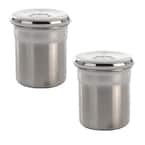 Essentials Stainless Steel Salt and Pepper Shakers Set