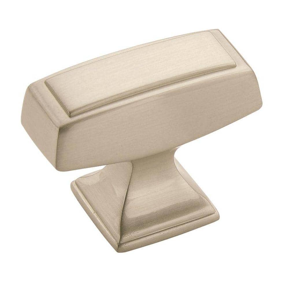 Mulholland 1-1/2 in. (38mm) Traditional Satin Nickel Bar Cabinet Knob