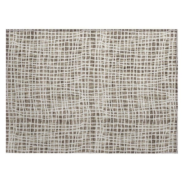 Addison Rugs Chantille Machine Washable Indoor/Outdoor Abstract ACN729 Brown 1 ft. 8 in. x 2 ft. 6 in. Area Rug