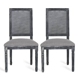 Beckstrom Gray Upholstered Dining Chair (Set of 2)