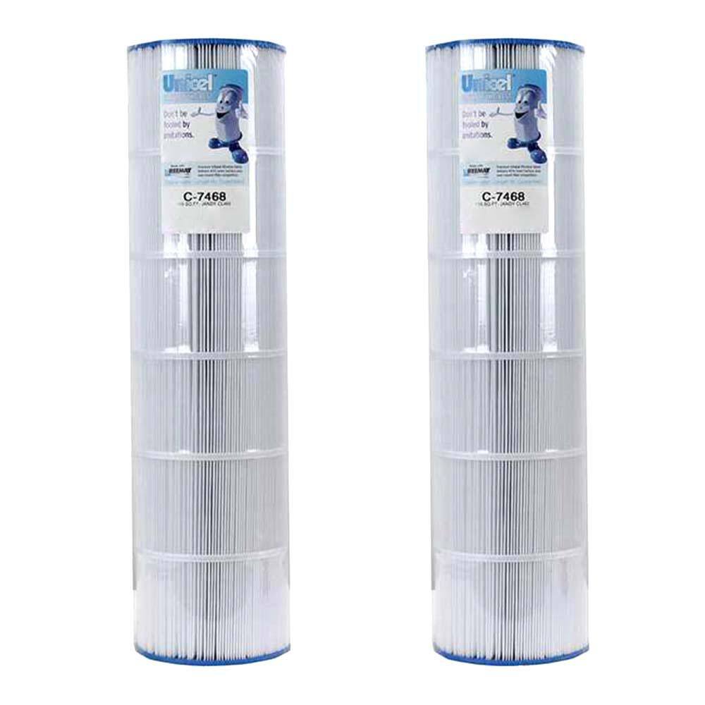 Unicel 7.13 in. Dia Swimming Pool Replacement Cartridge Filter (2Pack