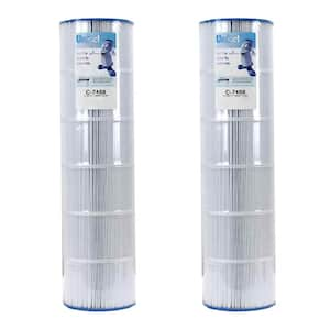 7.13 in. Dia Swimming Pool Replacement Cartridge Filter (2-Pack)