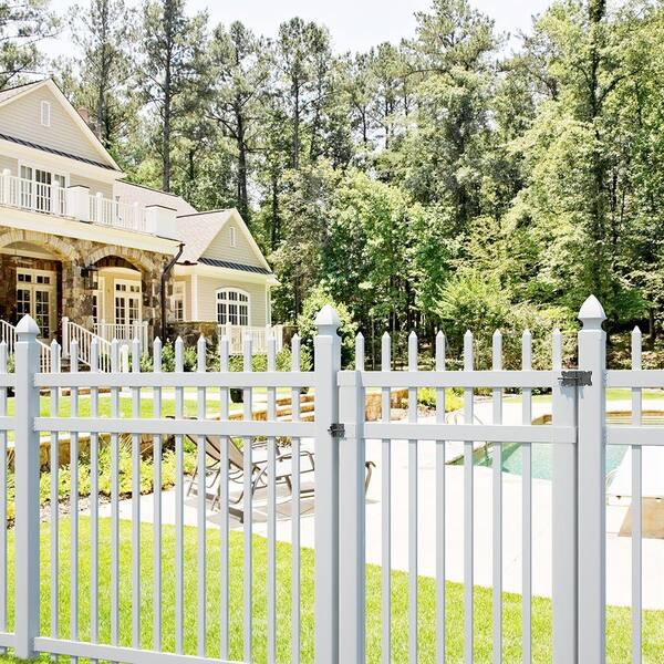 Veranda Manchester 6 Ft H X 6 Ft W White Vinyl Spaced Picket Fence Panel Unassembled 128008 The Home Depot Veranda Manchester 6 Ft H X 6 Ft W White Vinyl Spaced Picket Fence Panel Unassembled 128008 The Home Depot