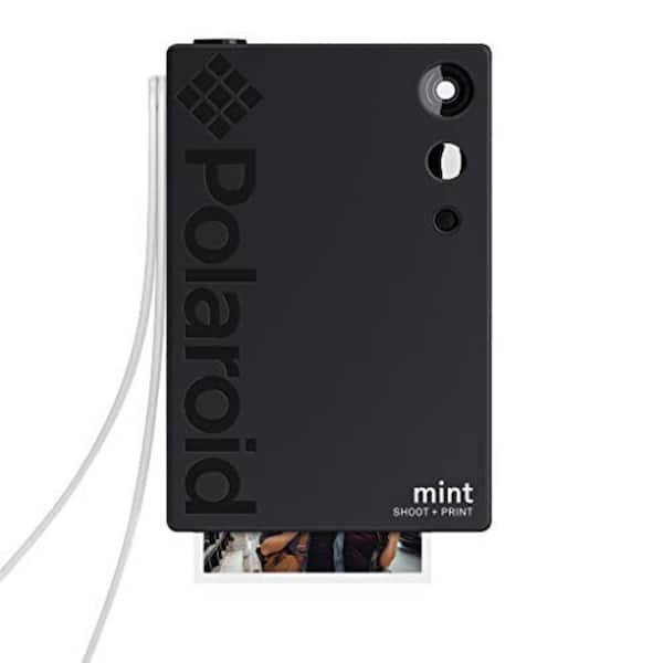 Polaroid Mint Instant Print Digital Camera (Black), Prints on Zink 2x3 Sticky-Backed Photo Paper