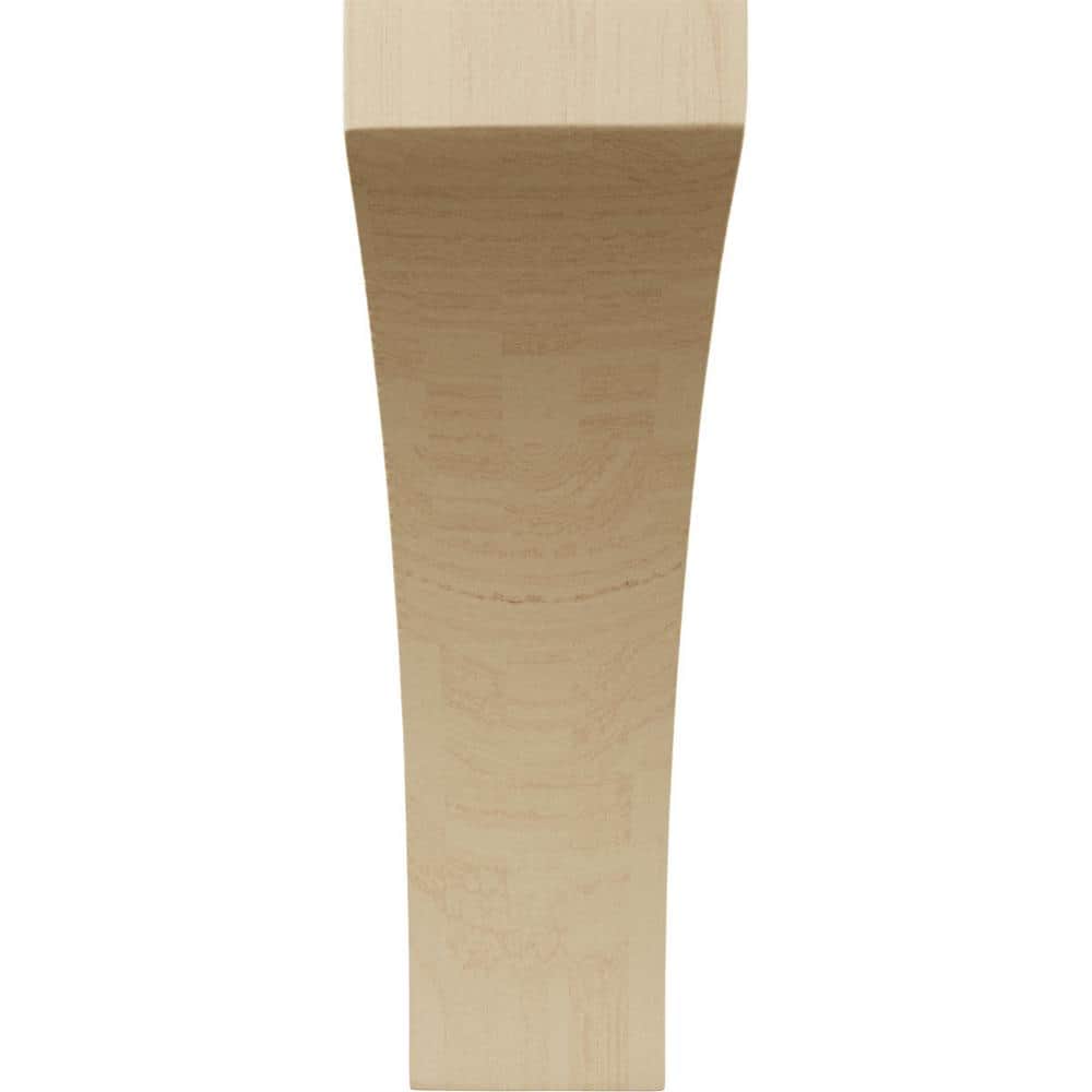 Large Natural Rubberwood Lawson Corbel, 10" Height
