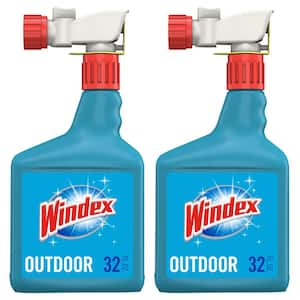 2-Pack Combo 32 oz. Outdoor Blue Bottle Window Cleaner