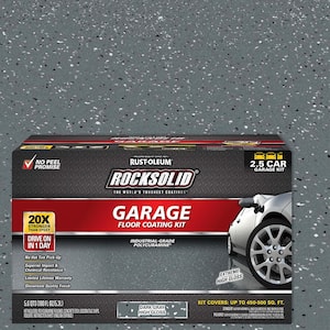 180 oz. Dark Gray Polycuramine 2.5 Car Garage Floor Kit