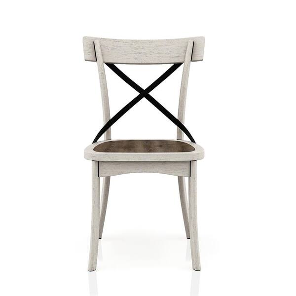 White and walnut chairs hot sale