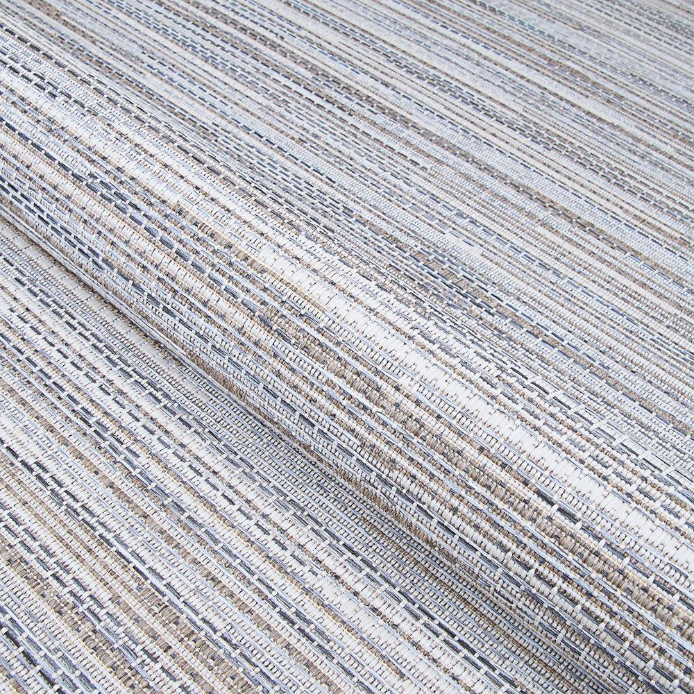 Taupe-Champagne Flat Woven Indoor/Outdoor Area Rug 3'9" x 5'5"