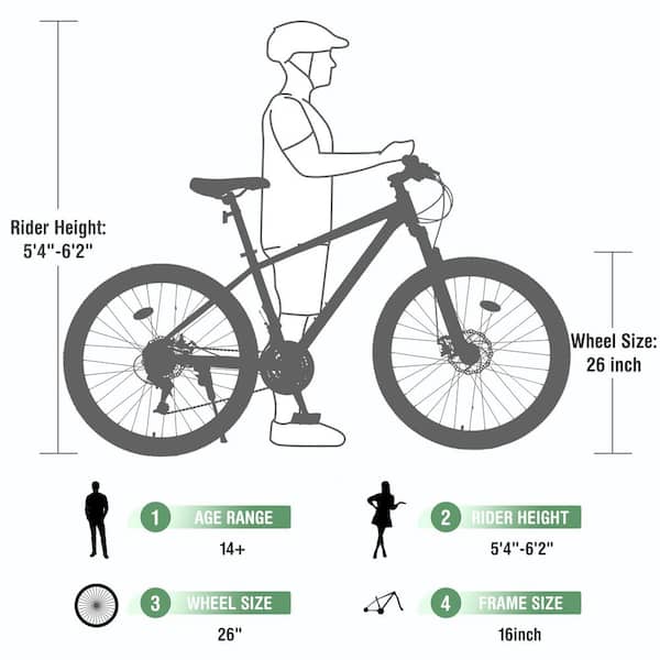 Hybrid Bike 6ft Man What Size Bike Frame Hybrid Bike Bike Frame