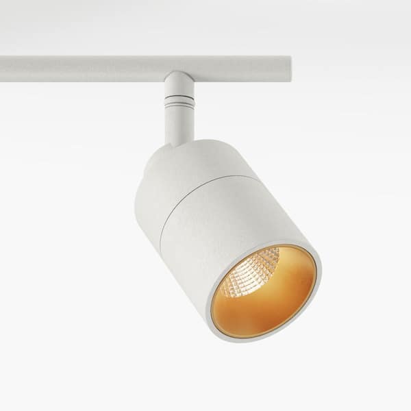 Vidalite Shura 5-Light White Integrated LED Track Light with