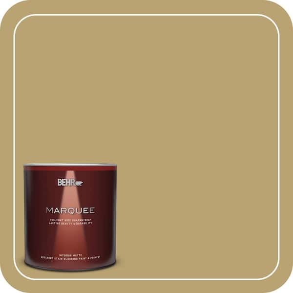 BEHR MARQUEE 1 qt. Home Decorators Collection #HDC-AC-16 Cumin Matte Interior Paint & Primer