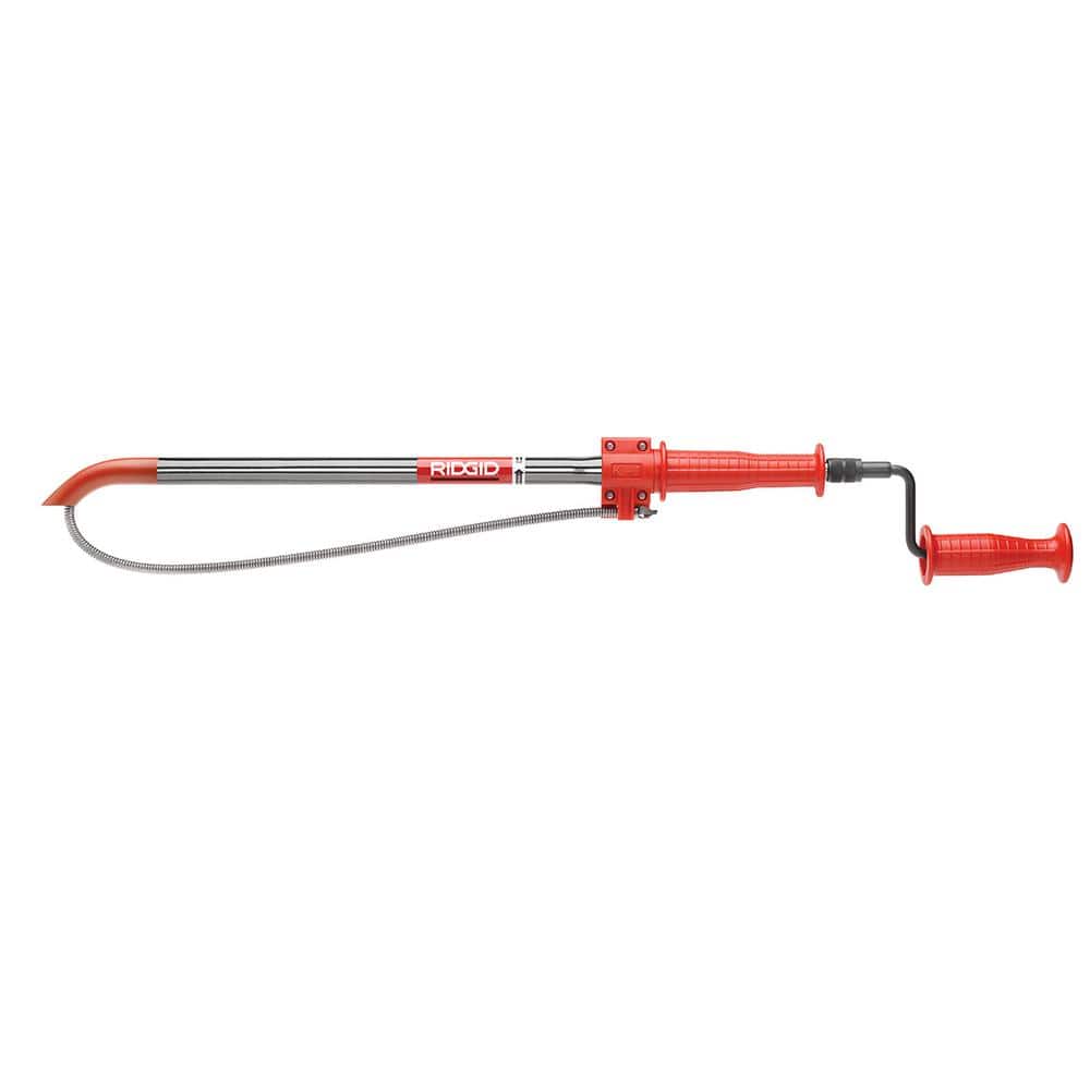 RIDGID K-6P Hybrid Toilet Snake Auger, Cable Extends to 6 ft. with