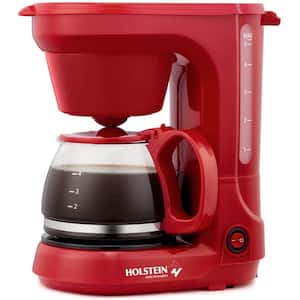 Everyday 5-Cup Red Coffee Maker