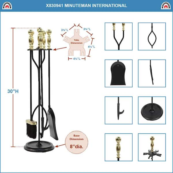 Minuteman International Black Cast Iron Fireplace Insulation in the  Fireplace Accessories department at