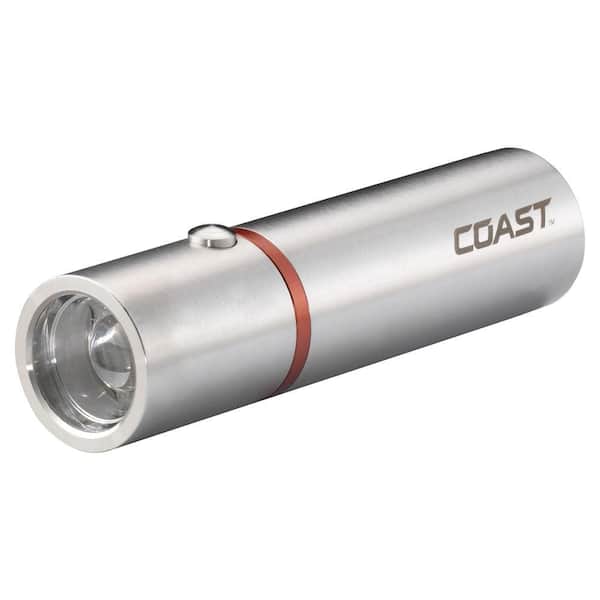 Coast A15 Stainless Steel LED Flashlight - The Home Depot
