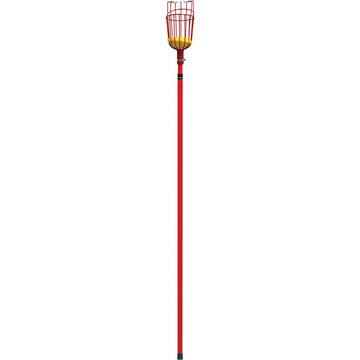 12 ft. L Reach Extendable Aluminum Handle Fruit Picker