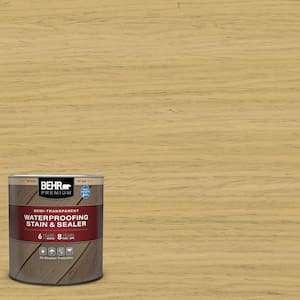 1 qt. #ST-139 Colonial Yellow Semi-Transparent Waterproofing Exterior Wood Stain and Sealer