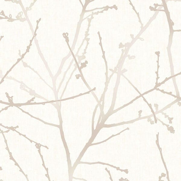 Graham & Brown Stone & Cream Vinyl Non-Pasted Moisture Resistant Wallpaper Roll (Covers 56 Sq. Ft.)