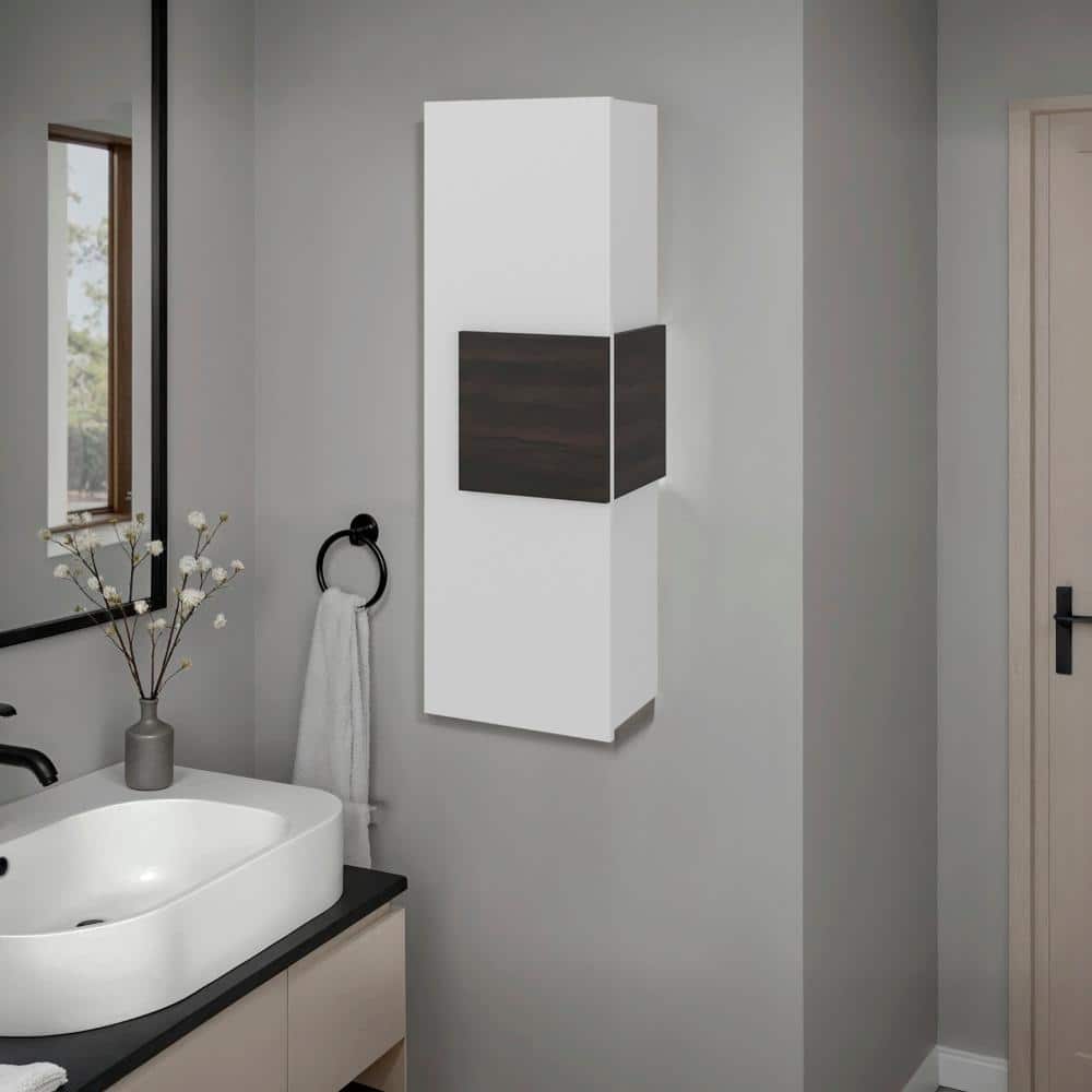 Vanguard Wall-Mounted Single Door Medicine Cabinet with 3 Storage Shelves, Bathroom Organizer price history on PriceWatchPro