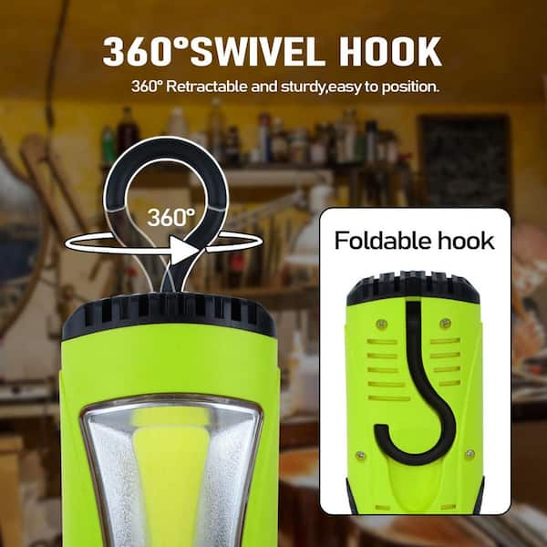 BeamBox 120V LED Work Light, 1200 Lumen COB Trouble Light, 25 ft