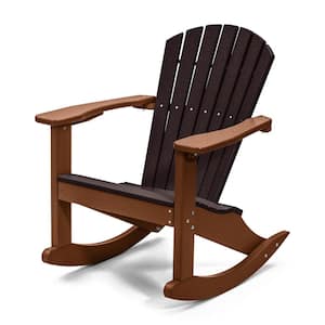 Classic Green Rocking Wood Adirondack Chair