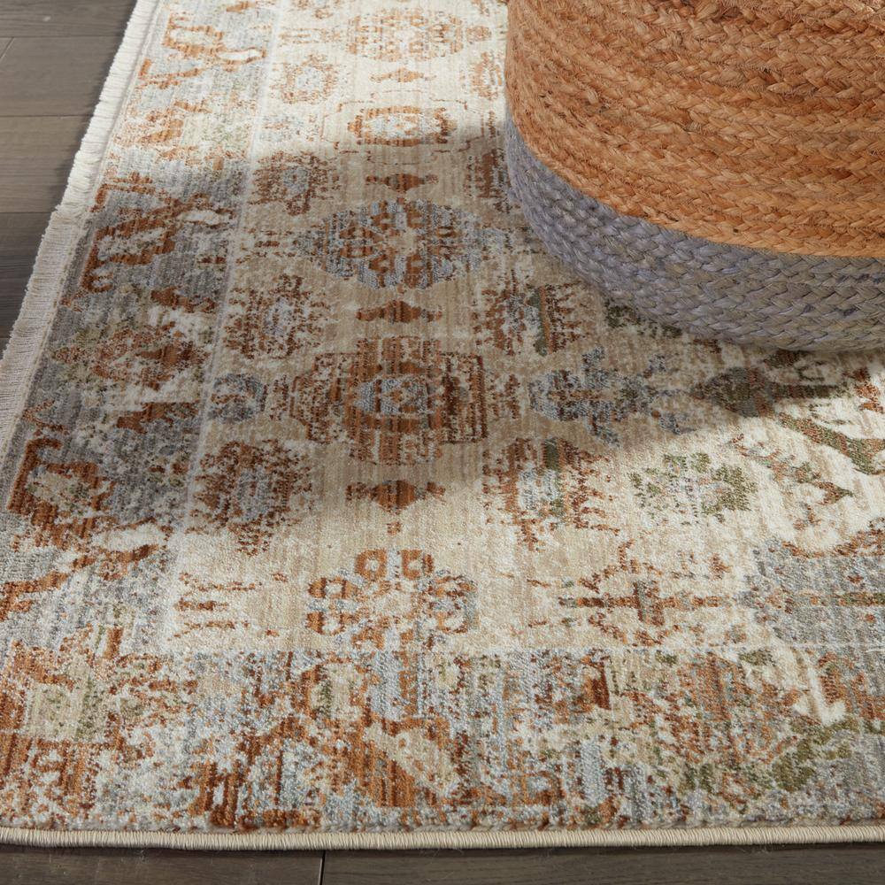 Zefira Luana 8' x 10' Gray Reversible Synthetic Area Rug