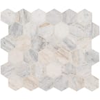 Capri Blue 2 Hexagon Mosaic Tile - MSI Backsplash Tile