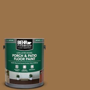 1 gal. #PPU4-17 Olympic Bronze Low-Lustre Enamel Interior/Exterior Porch and Patio Floor Paint