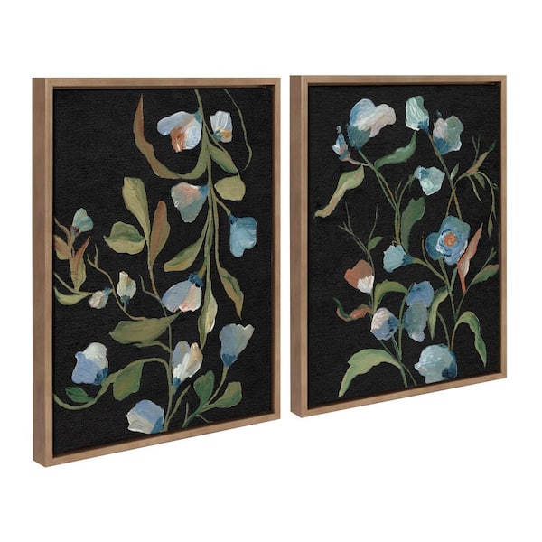 Sylvie Foliage I and Foliage III by Nikita Jariwala Gold Framed 2-Piece Set 18 in. x 24 in.