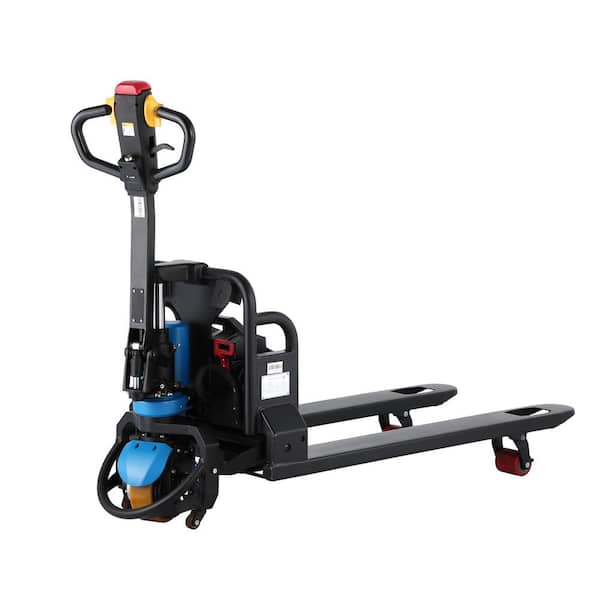 APOLLOLIFT 3300 lbs. 45 in. x 21 in. Fork 48V/20AH Lithium Battery Electrical Walkie Pallet Jack Trucks Blue