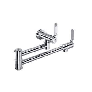 Armstrong Wall Mount Pot Filler in Polished Chrome