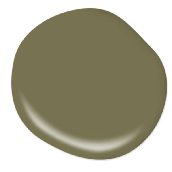 BEHR PREMIUM PLUS 1 gal. #S350-6 Truly Olive Flat Exterior Paint ...