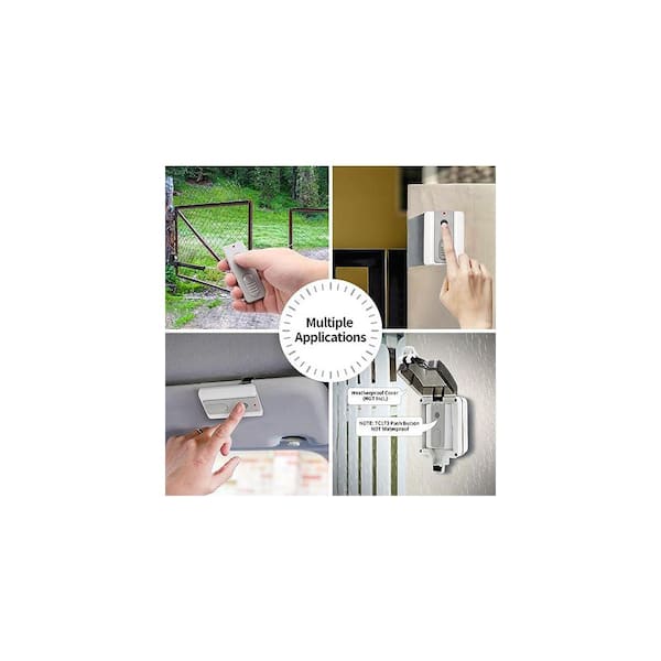 Unbranded - Single Swing Gate Opener Automatic Gate Motor Electric Driveway Gate Operator with Remote Control Kit Solar Compatible