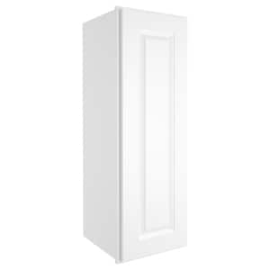 12-in W X 12-in D X 36-in H in Raised PanelWhite Plywood Ready to Assemble Wall Kitchen Cabinet