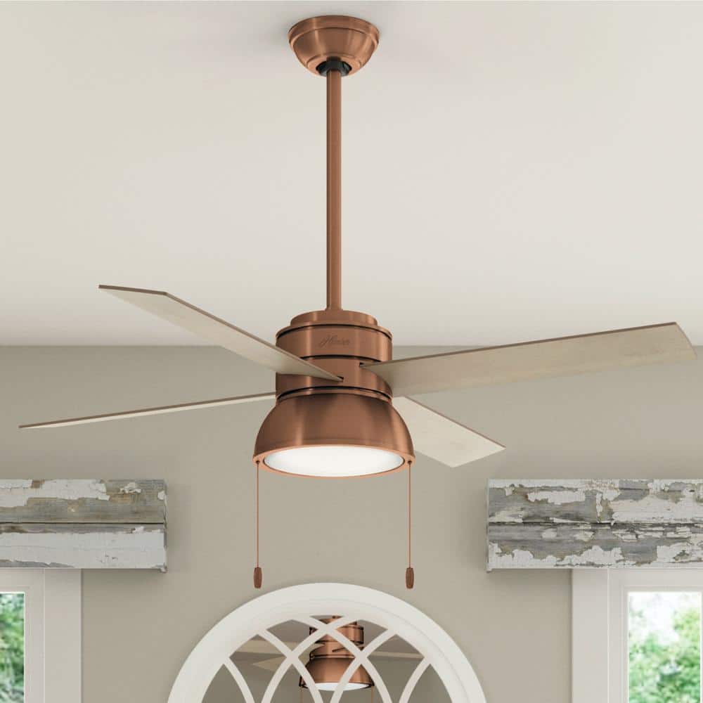 Loki 52 in. LED Indoor Weathered Copper Ceiling Fan with Light Kit price history on PriceWatchPro