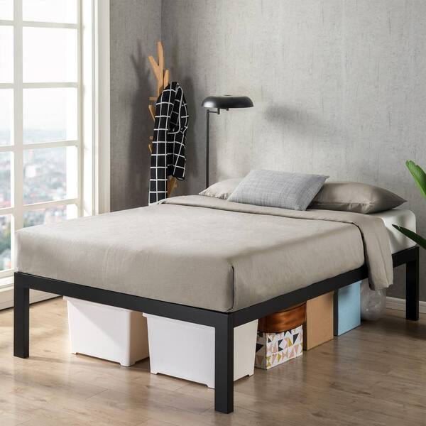 Platform bed frame queen 18 inch discount