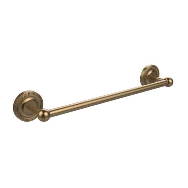 Allied Brass Prestige Regal Collection 24 in. Wall Mounted Single Towel Bar in Brushed Bronze